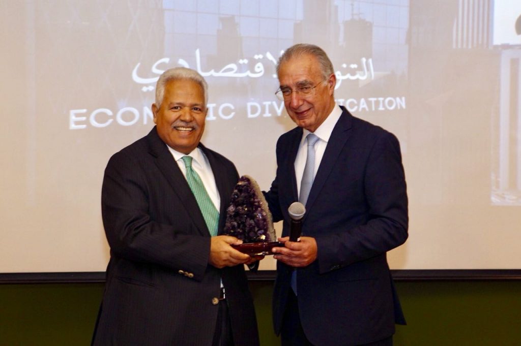 Embaixador do Catar e Rubens Hannun