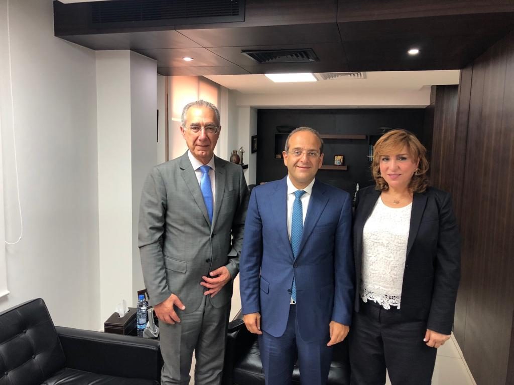 Da esq. p/ dir., Hannun, Khoury e Abbas