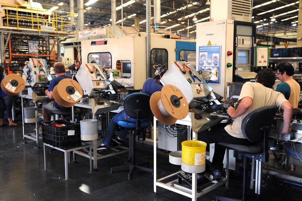 Industrial output climbed in nine regions