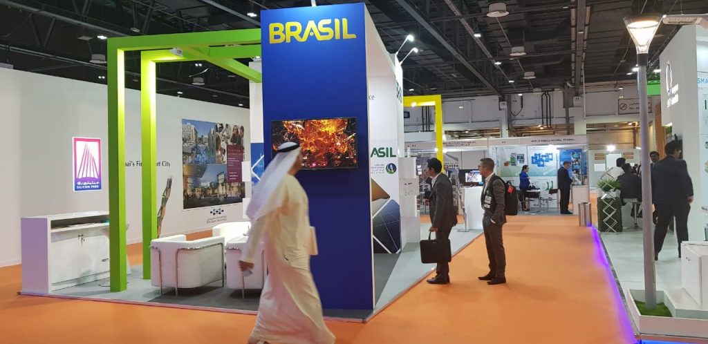 Estande do Brasil na Wetex
