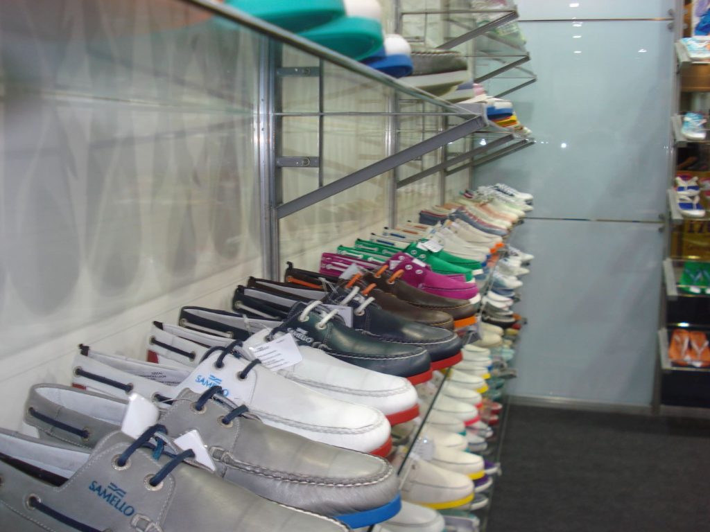 Exportação de calçados em outubro