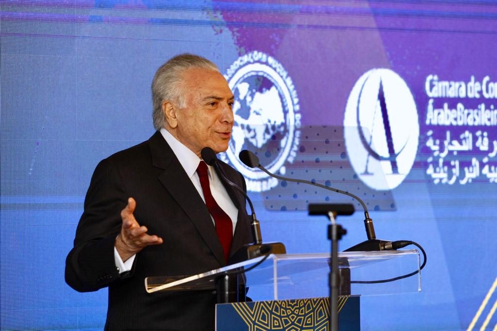 Michel Temer defende ampliação do comércio com árabes