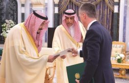 Saudi king accepts Brazilian ambassador’s credentials