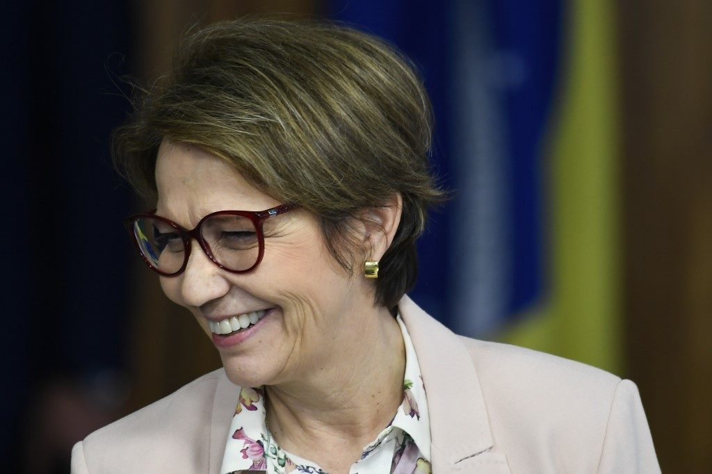 A ministra da Agricultura, Tereza Cristina