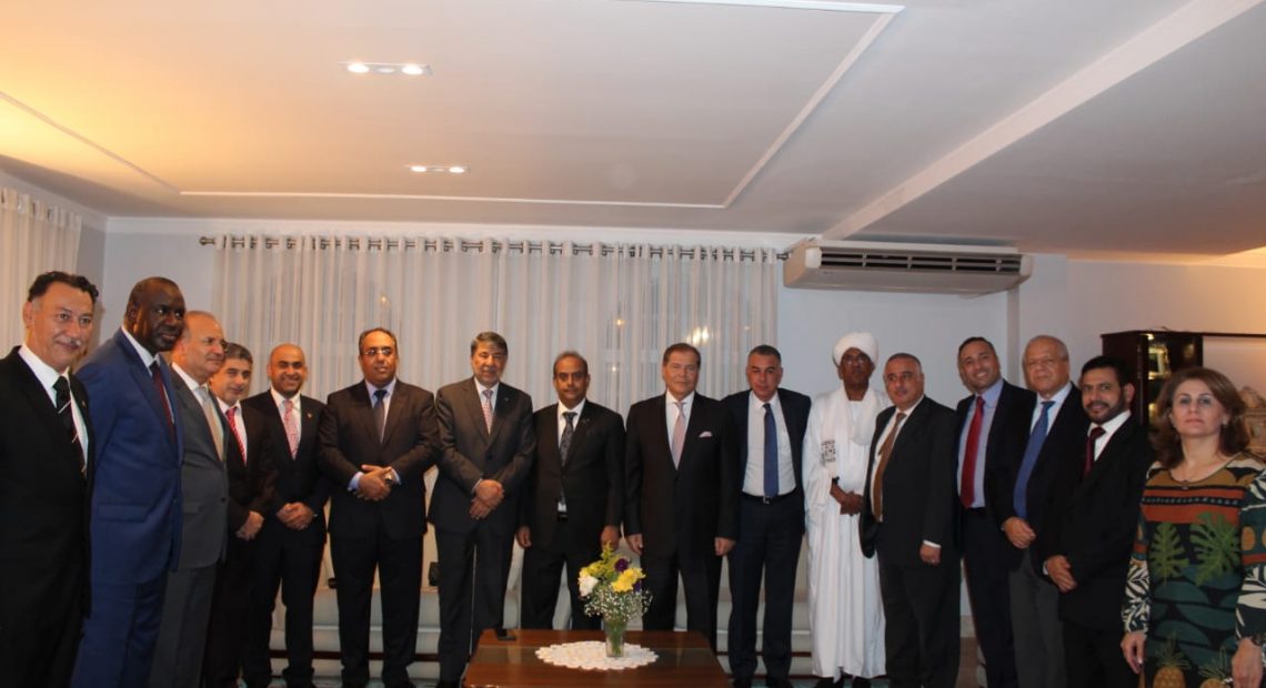 O Conselho dos Embaixadores Árabes no Brasl recebeu o novo colega saudita