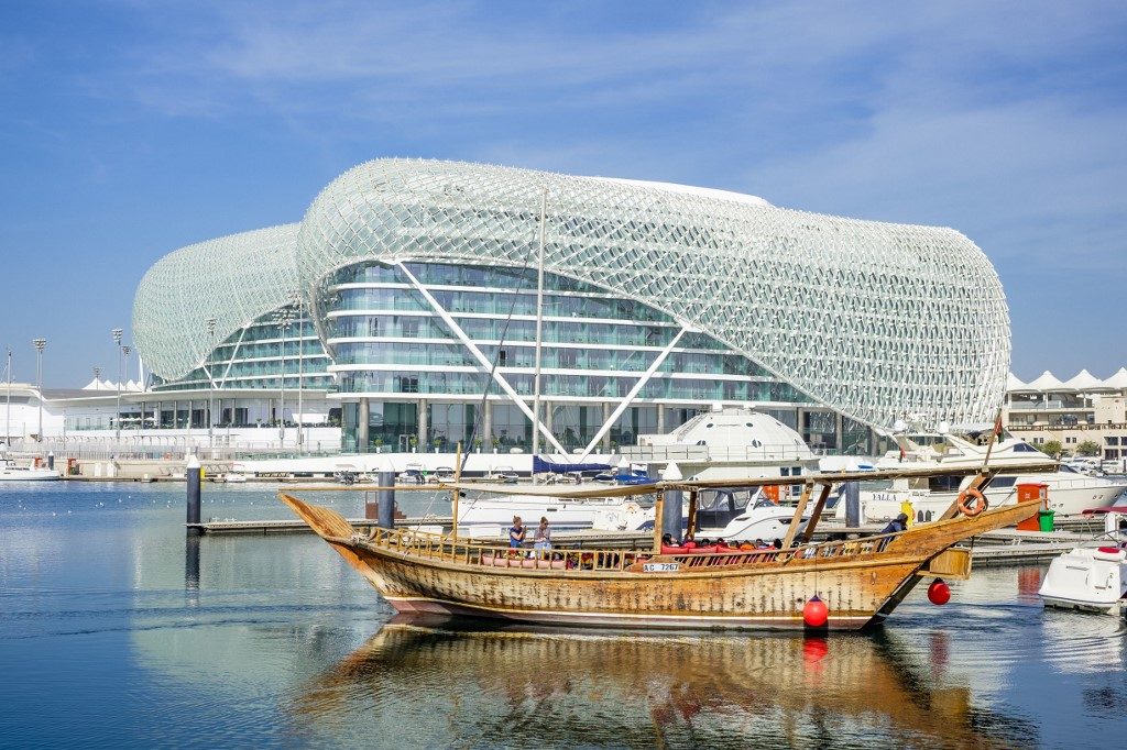 O hotel Yas Viceroy, em Abu Dhabi