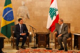 Mourão promete apoio ao Líbano para acordo com Mercosul