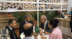 Empresários que participam da Anufood visitaram a Câmara Árabe