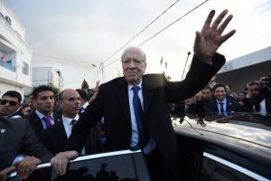 Essebsi during the December 2014 elections