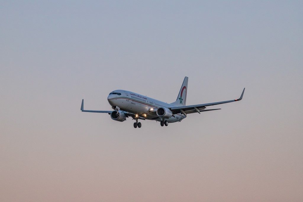 Avião da Royal Air Maroc, companhia aérea do Marrocos