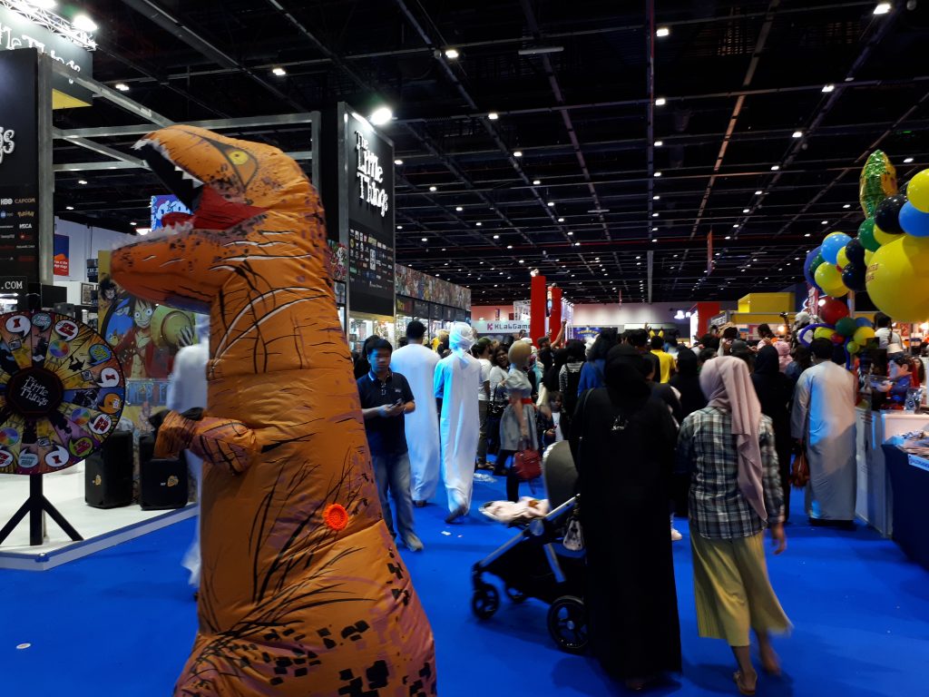 Pokémon, comics, female artists at a Comic Con in Dubai Middle East Film & Comic Con