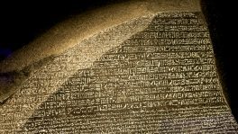 Napoleon in Egypt, Rosetta Stone the subjects of course