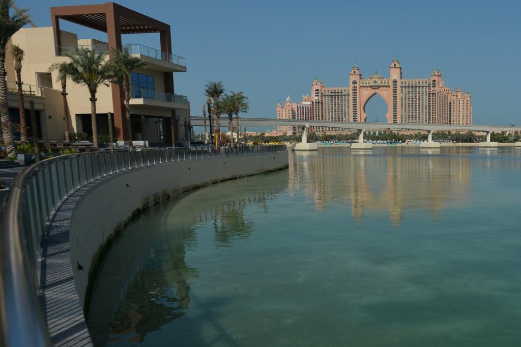 Palm Jumeirah, um dos muitos hotéis de Dubai