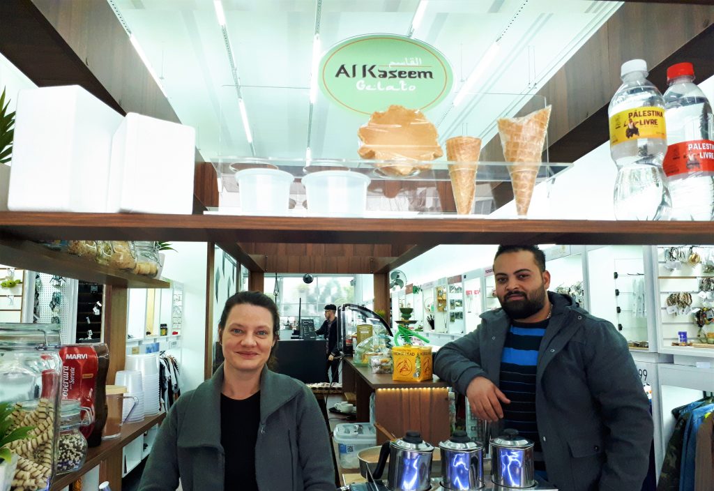 Luciana Tucci e Alaa Kaseem criaram marca de gelatos árabes