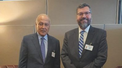 Brazil’s FM convenes with Arab officials