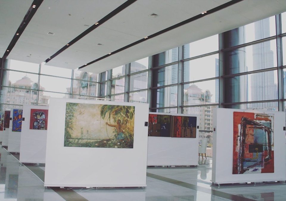 Exposição de arte brasileira nos Emirados