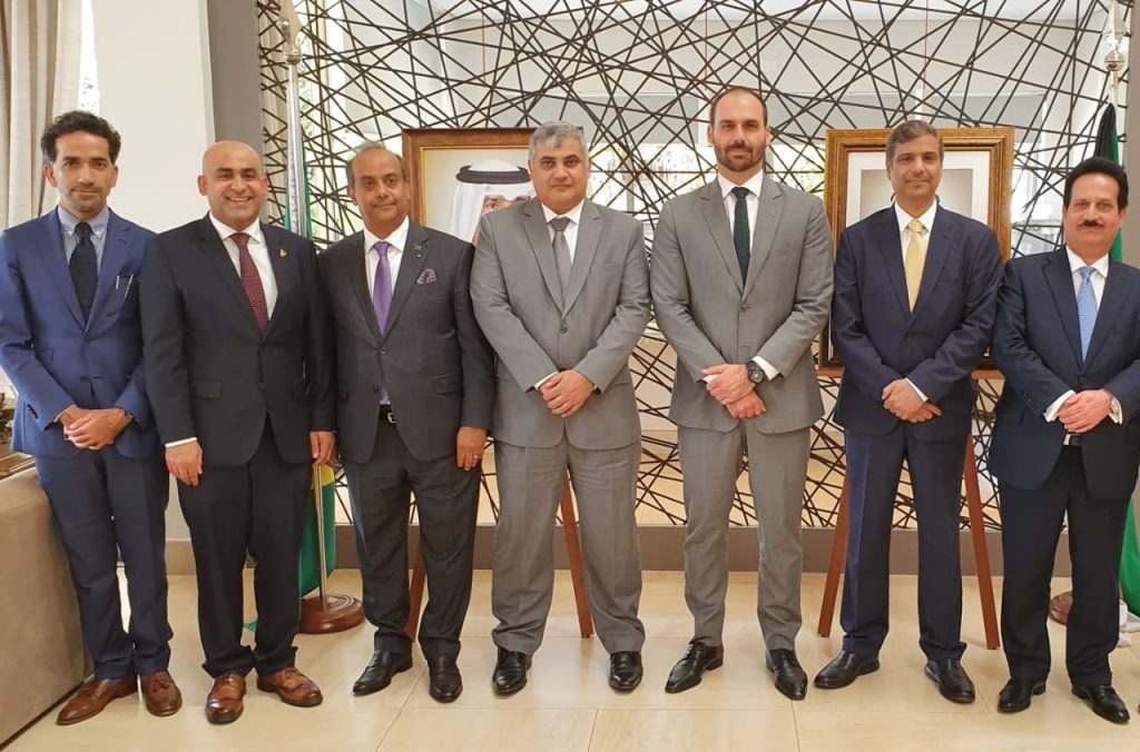 Eduardo Bolsonaro met with GCC diplomats