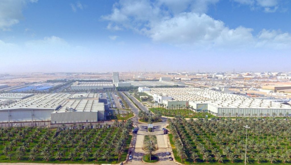 Complexo industrial da Alfanar próximo a Riad, Arábia Saudita