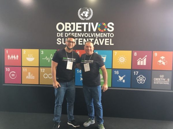 Amaral (dir.) com o sócio Danniel Pinheiro 