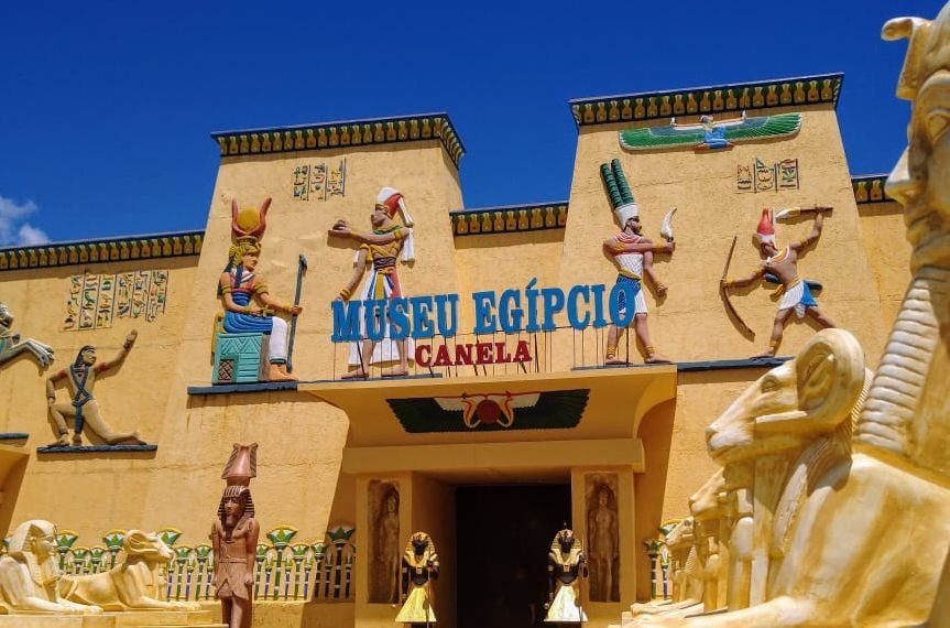 Fachada do Museu Egípcio em Canela