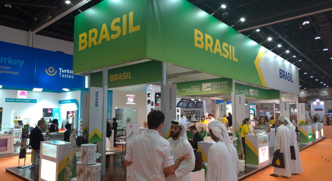 Brasileiros expõem em feira de alimentos em Abu Dhabi