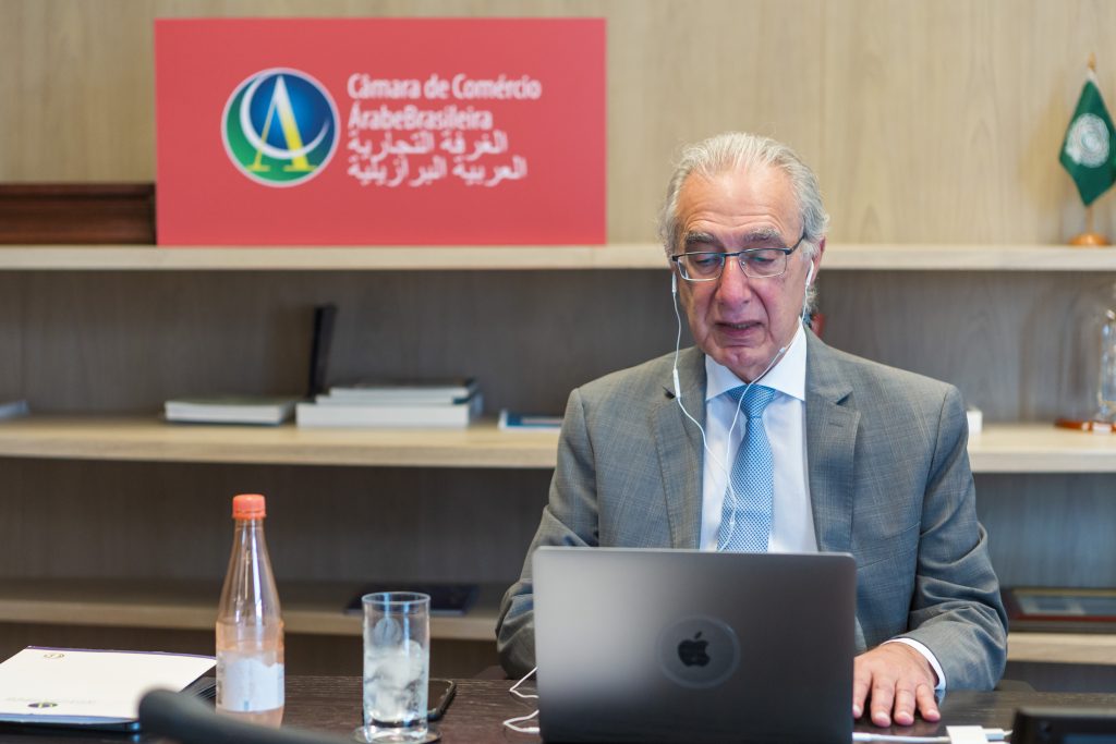 Presidente da Câmara Árabe participa de live do GSCM