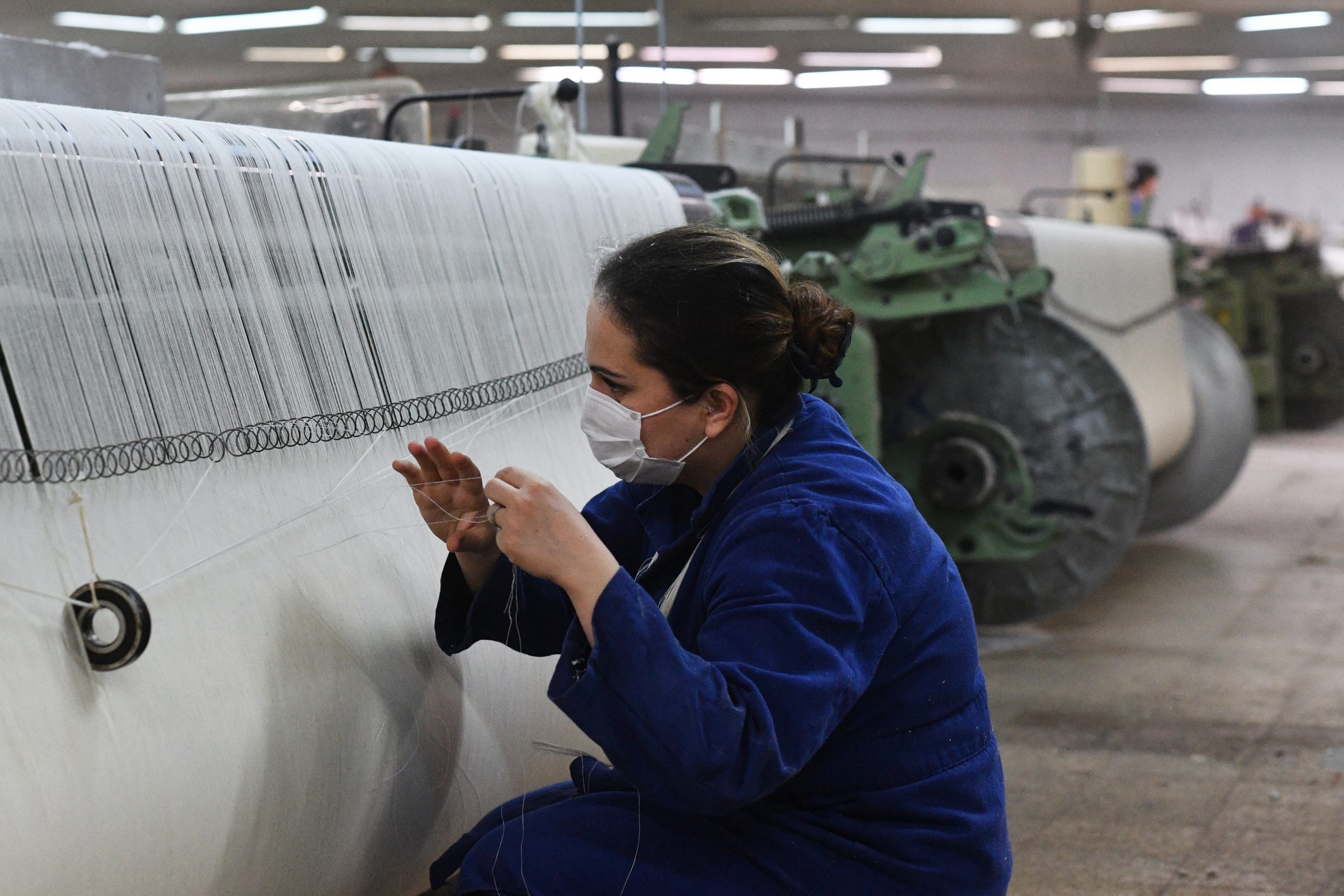 Textile mill in Damascus southern suburbs
