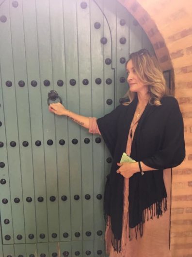 Claudia Mendes em Marrakech