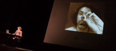 Rabih Mroue na MIT 2017, foto Guto Muniz