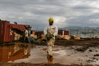 Toxic substances disposal at Beirut port