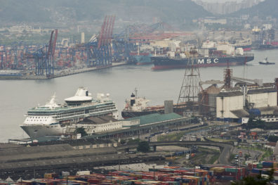 BRAZIL-TRANSPORT-PORT-SANTOS