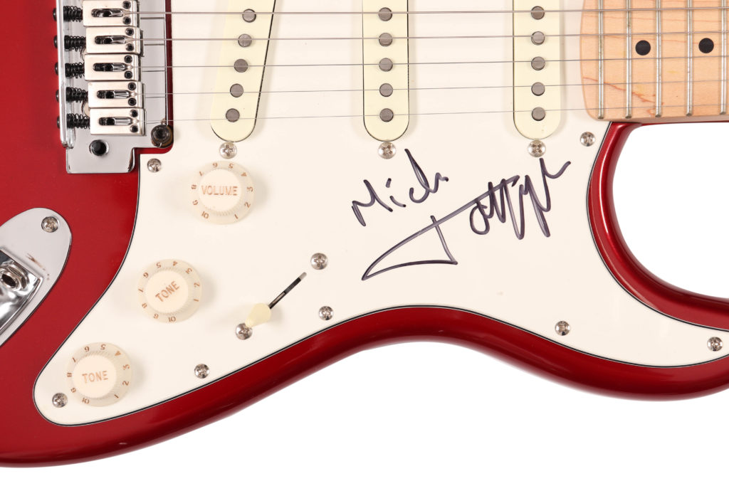 Mick Jagger donates guitar to COVID-19 relief auction