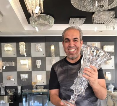 crystal star darwich luminárias