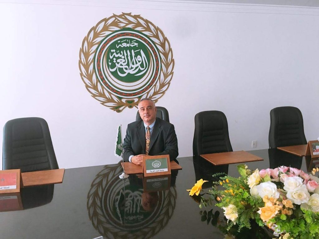 مهمة وفد جامعة الدول العربية الأولى إلى البرازيل السفير قيس شقير هو رئيس بعثة جامعة الدول العربية لدى البرازيل