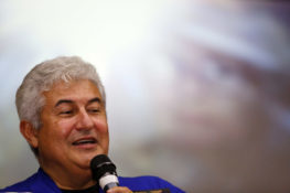 The Lieutenant-Colonel and Astronaut Marcos Pontes, appointed to the Ministry of Science and Technology, during the 1st Brazilian Aerospace Congress