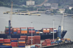 BRAZIL-TRANSPORT-PORT-SANTOS