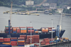 BRAZIL-TRANSPORT-PORT-SANTOS