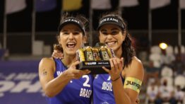Brazilian duo won women’s beach volleyball Doha Challenge