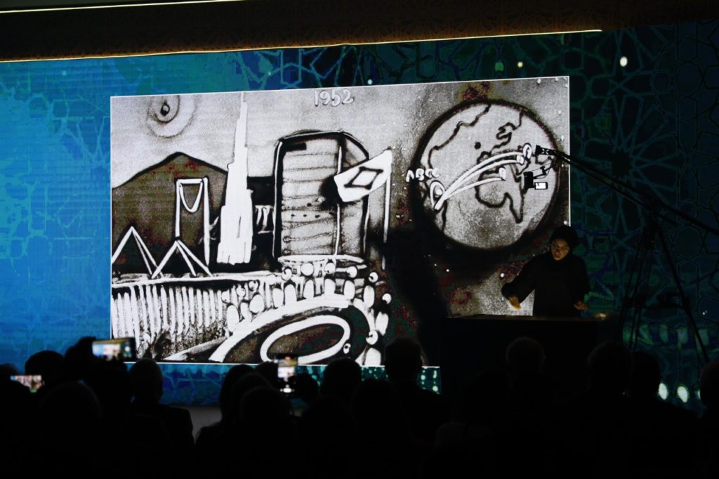 Sand queen: Show opens Forum Brazil & Arab Countries