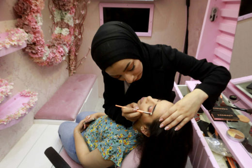 "Mobile Beauty Salon" project in the West Bank