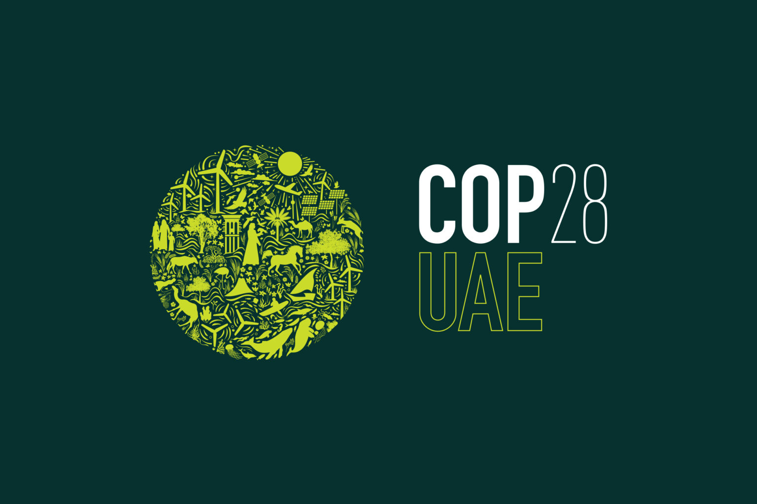 UAE launches COP28 logo Agência de Notícias BrasilÁrabe