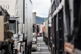 BRAZIL-ELECTION-BOLSONARO-TRUCKS-PROTEST-BLOCKADE