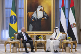 رئيس الدولة و رئيس البرازيل يبحثان العلاقات الثنائية والتطورات الإقليمية والدولية.