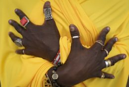 Refugee women from the Democratic Republic of Congo in Rio de Janeiro