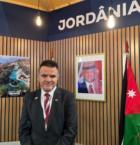 O embaixador da Jordânia em Brasília, Maen Masadeh: “Os brasileiros podem viver uma experiência única na Jordânia. Queremos recebê-los na nossa casa”