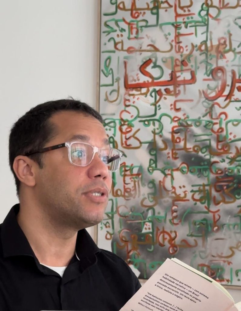 Author Itamar Vieira Jr. participating in event in Dubai