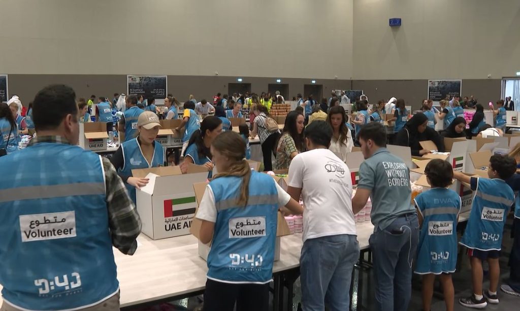Volunteers collected donations to Brazil’s Rio Grande do Sul state