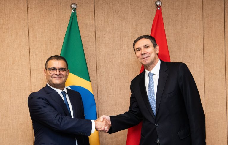 Fouad Yazourh (R) and Carlos Duarte cochaired the meeting