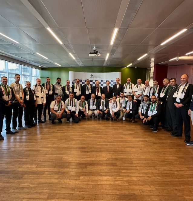 Os representantes de empresas palestinas  em São Paulo: agenda de encontros e visitas para promover negócios