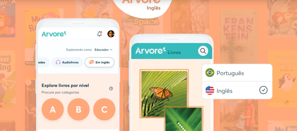 Árvore offers digital books from across the world in different languages for users to read